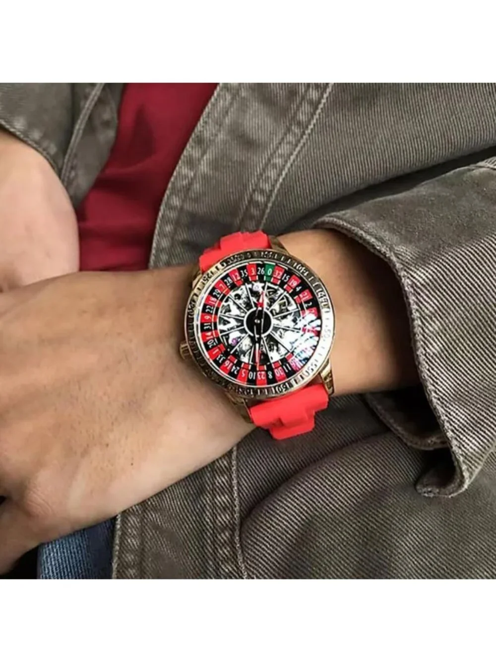 Stylish Automatic Mechanical Men's Watch | Hollow Skeleton Design, Waterproof
